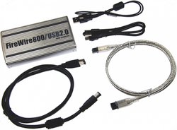 FireWire 400/800 Laptop SATA Hard Drive Enclosure