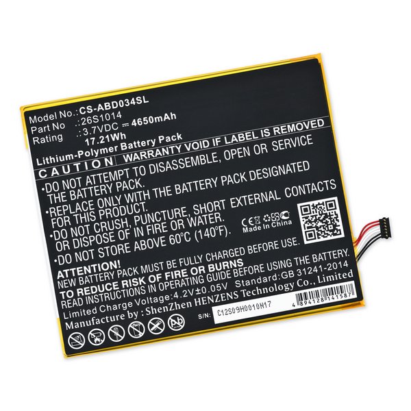 Amazon Fire HD 8 (7th Gen) Replacement Battery iFixit