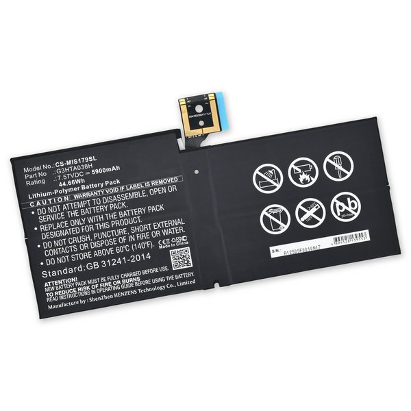 Surface Pro 5 Replacement Battery iFixit