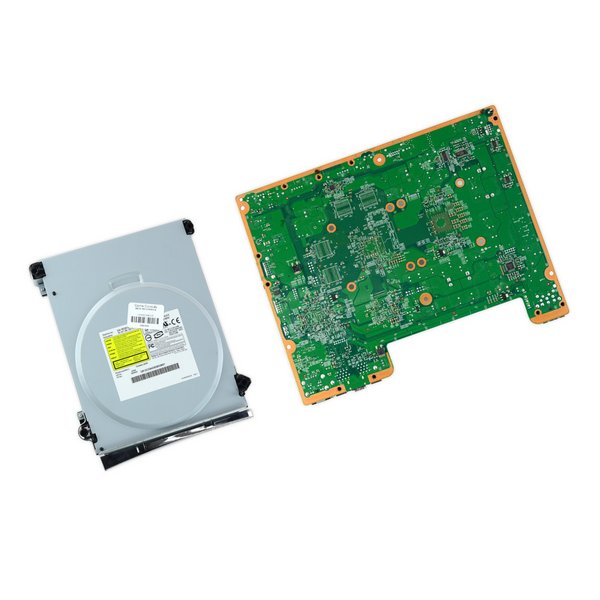 Xbox 360 Falcon Motherboard and Paired Optical Drive iFixit