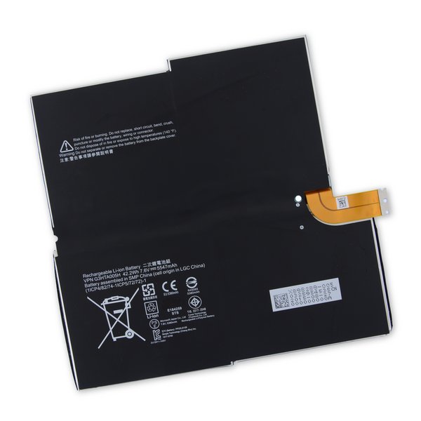 Surface Pro 3 Battery iFixit